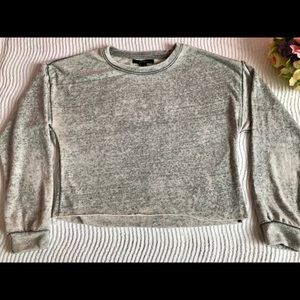 Forever 21 distressed crop Longsleeve